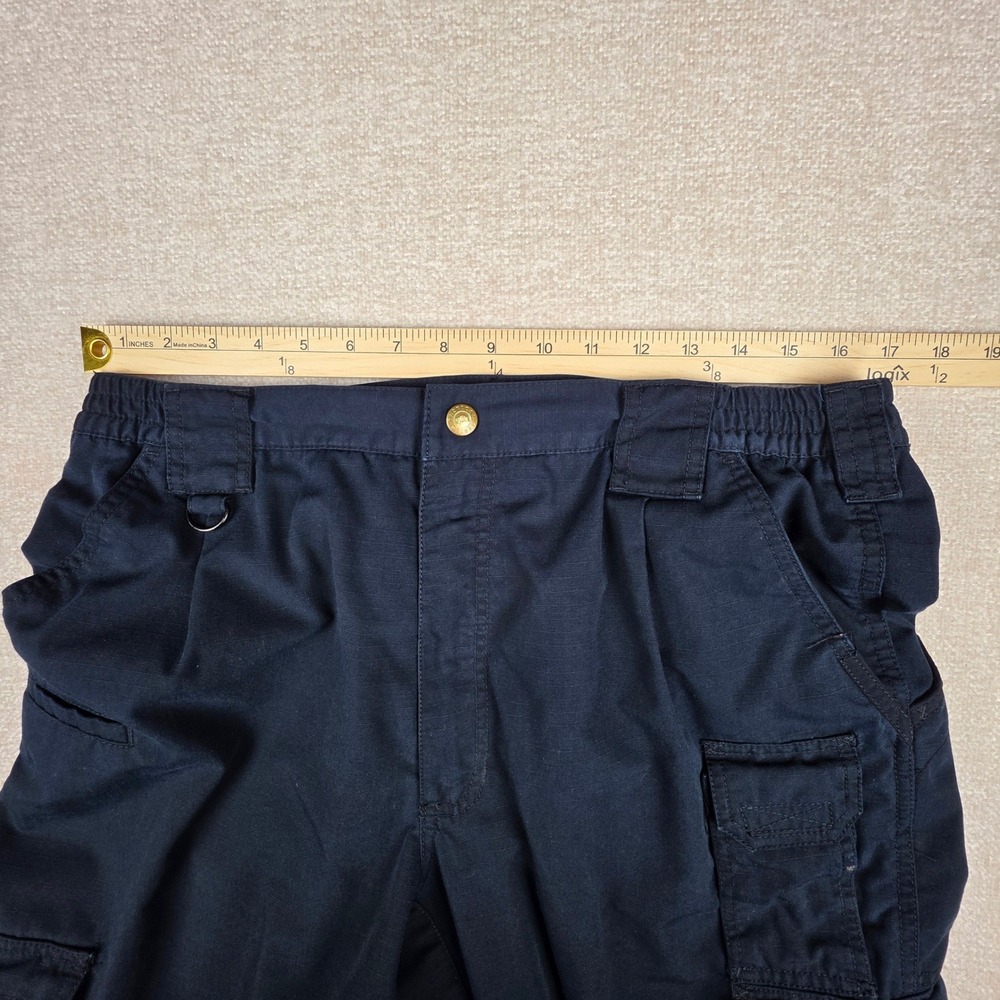 5.11 Tactical Series 74273 Mens Navy Blue Cargo Pants Ripstop Workwear 36x30 - Picture 4 of 13